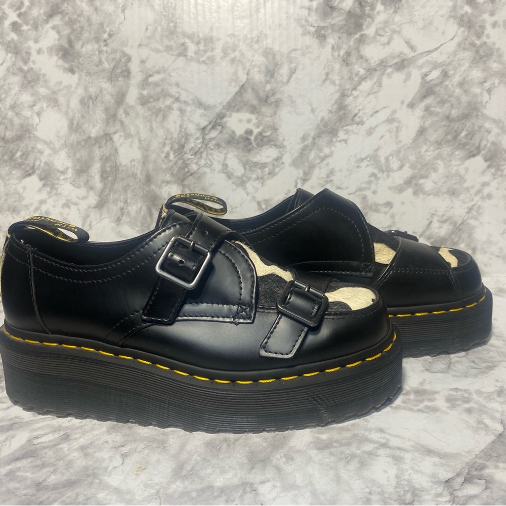 Dr Martens Sydney platform creeper monk strap size 8